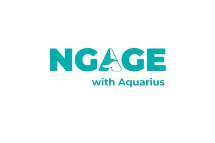 Ngage with Aquarius logo