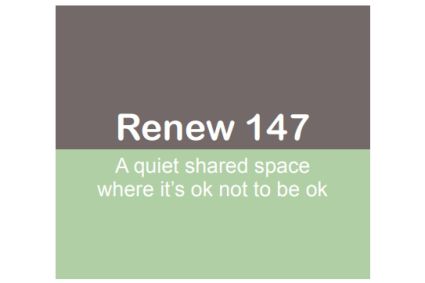 Renew 147 Wellbeing Cafe logo
